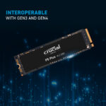 Crucial P5 Plus 2TB PCIe M.2 2280SS Gaming SSD